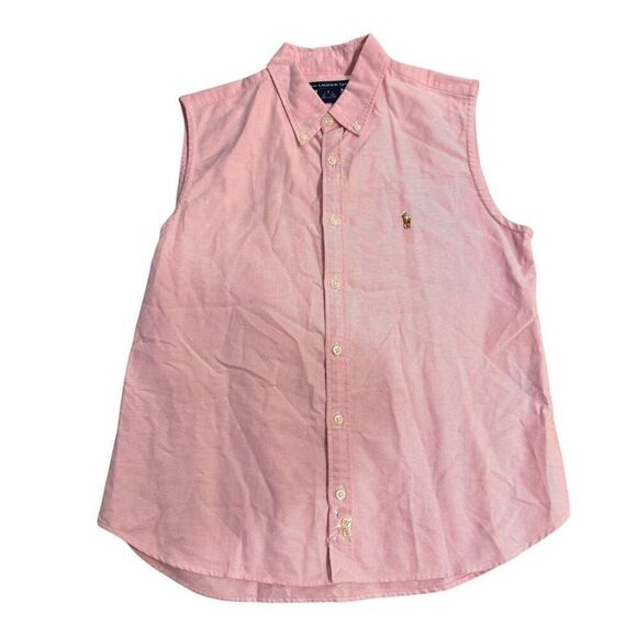 Polo Ralph Lauren pink polo tank top new with tags size 10 - Picture 1 of 4
